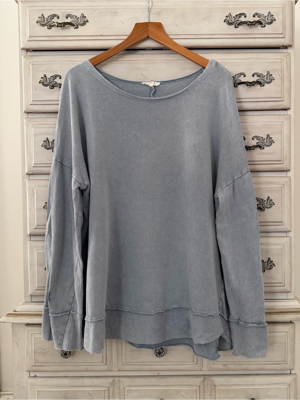 Vici Cotton Mineral Wash Long Sleeve Top